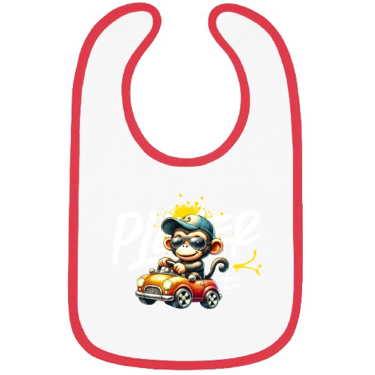 Crazy Monkey Rides Bibs