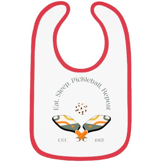 Eat. Sleep. Pickleball. Repeat. Bibs
