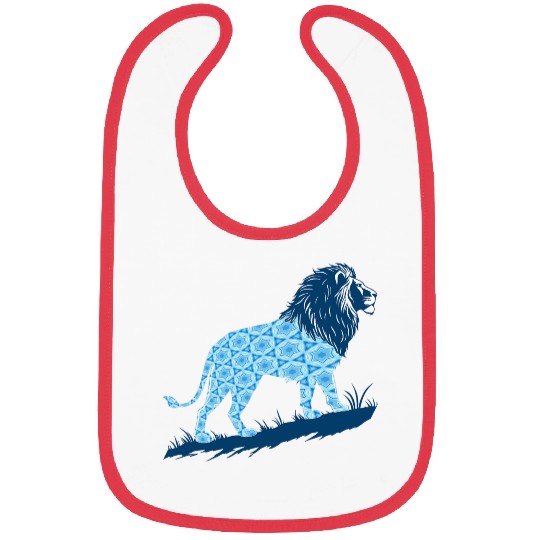 Star of David Pattern 2 Lion of Judah Bibs