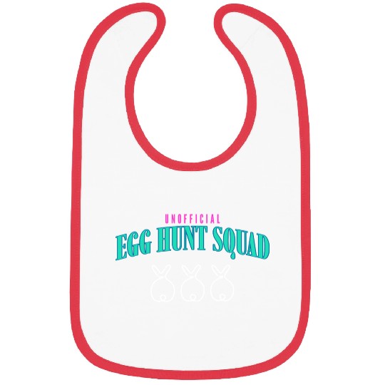 Unofficial Egg Hunt Squad Easter Bibs