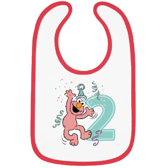 Sesame Street Birthday Design With Elmo Two Years Bibs