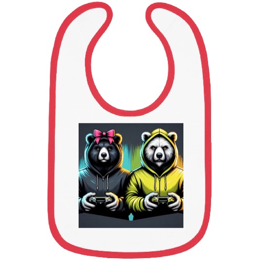 Gamer Bears Bibs