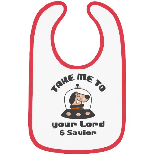 SPACE ALIEN DOG Bibs