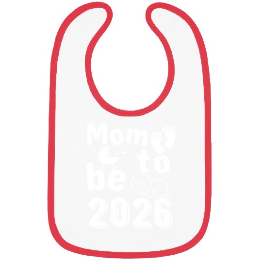 Mom To Be 2026 Baby Arrival Announcement Bibs