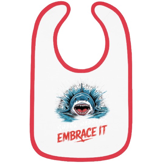 Shark Happens Embrace it Shark Diver Bibs
