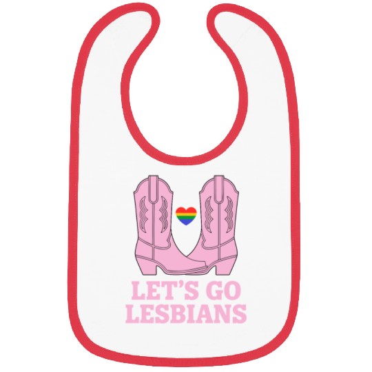 Let’s Go Lesbians Subtle Lesbian Pride Bibs