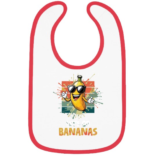 Retro Funny Banana Meme Let Us Go Banana Bibs
