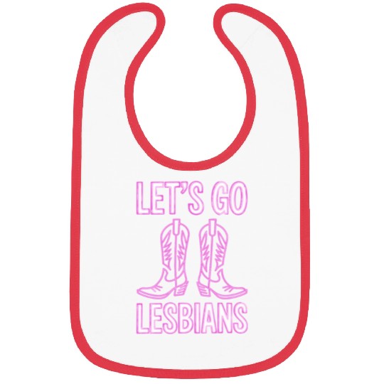 Let’s Go Lesbians Subtle Lesbian Pride Bibs