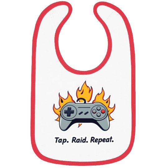 Tap. Raid. Repeat. – Retro Gamer Controller On Fir Bibs