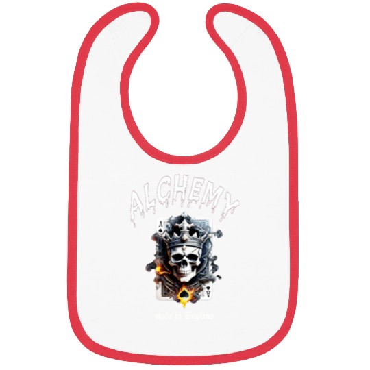 Ace of Death – Alchemy Skull Card Bibs