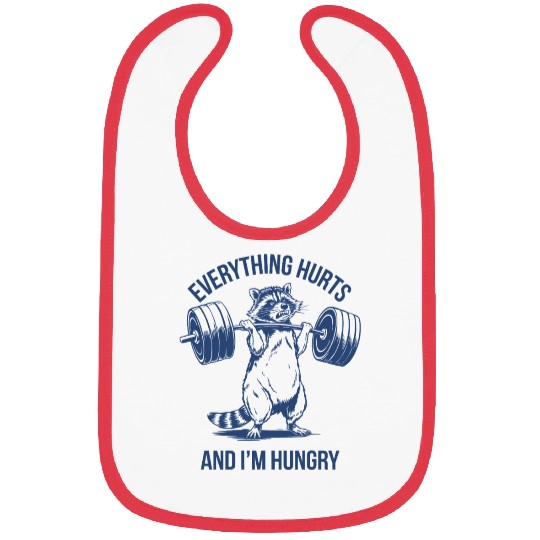 Everything Hurts Fitness Gym Sport Weightlifting Bibs