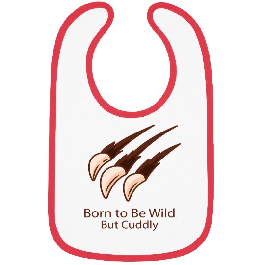 Born to Be Wild – But Cuddly Cuddles with Claws Bibs