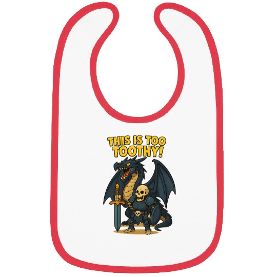 Dragon Medieval Character Bibs