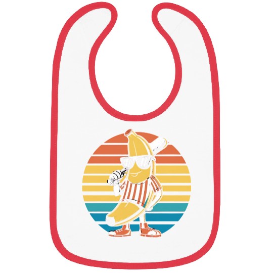Baseball Banana Bibs