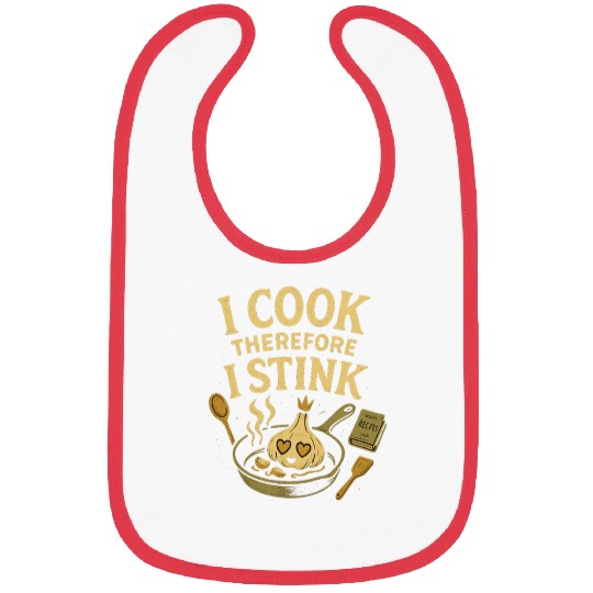 I Cook Therefore I Stink Garlic Cooking Bibs