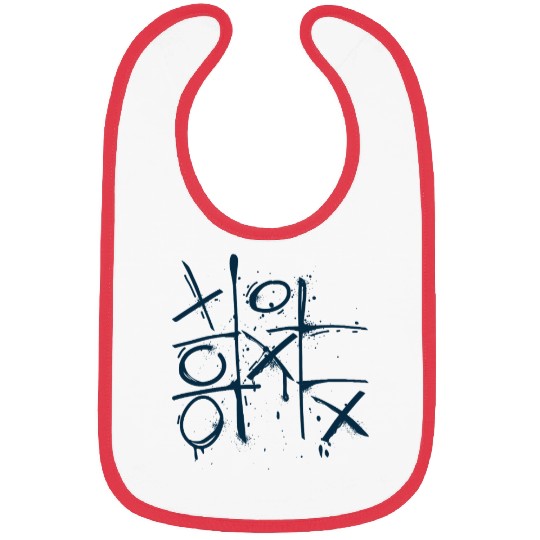 Tic Tac Toe Game Design – Fun & Minimalist Graphic Bibs