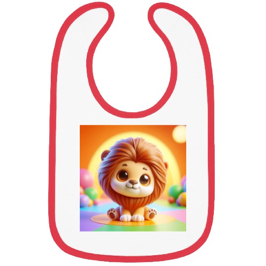 Cute Lion Bibs