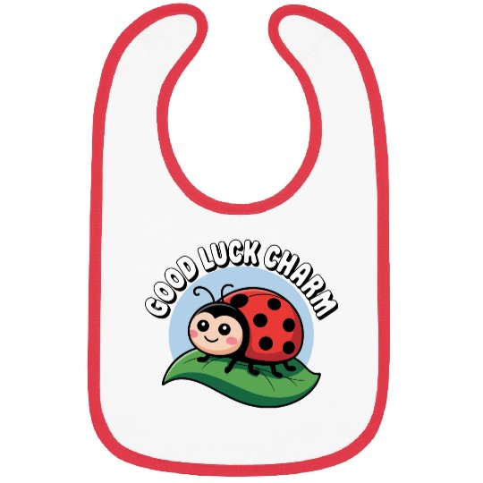 Lucky Ladybug Bibs