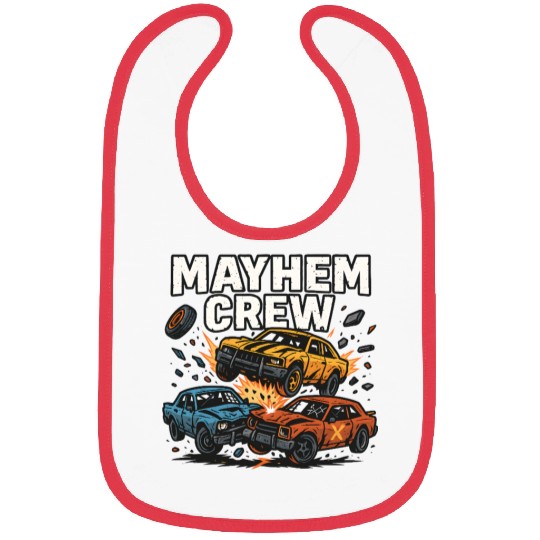 Mayhem crew derby Bibs crash race design wreckfest