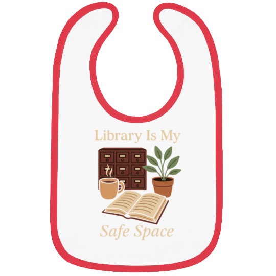 Library Nerd Book Lover Introvert Quiet Life Bibs
