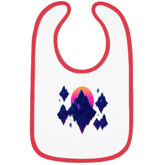 Crystal Skies – Neon Floating Islands Bibs