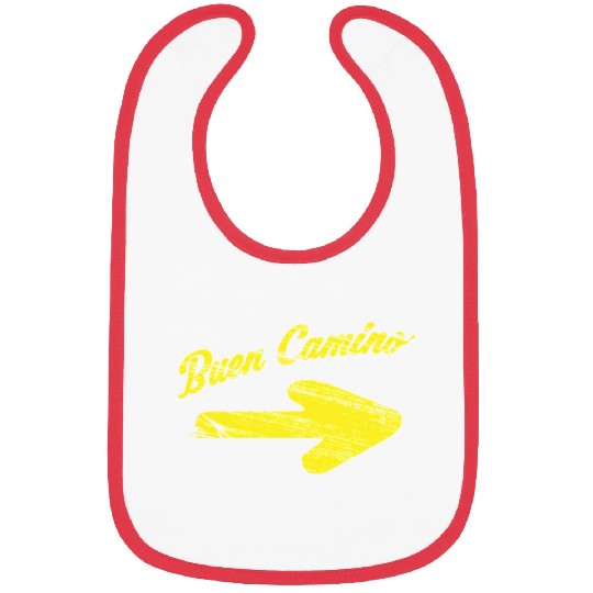 Way of St. James buen camino yellow arrow Bibs
