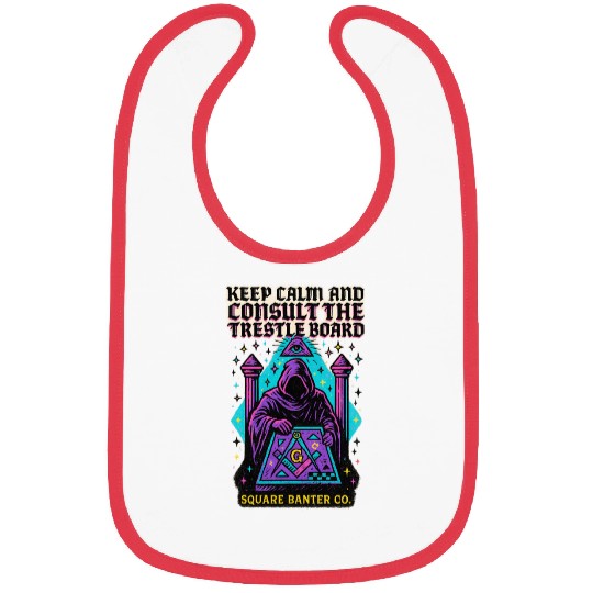 Keep Calm and Consult the Trestle Board Bibs