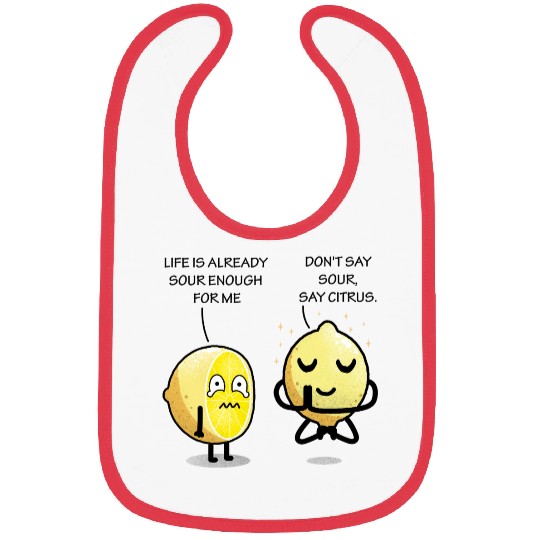 Be positive lemon Bibs