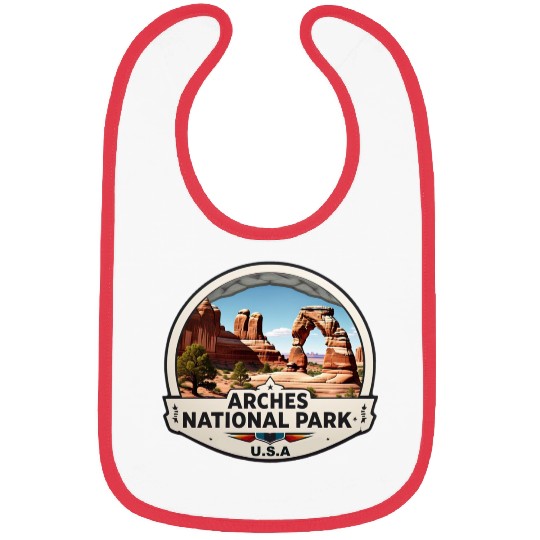 Arches National Park USA Logo Bibs
