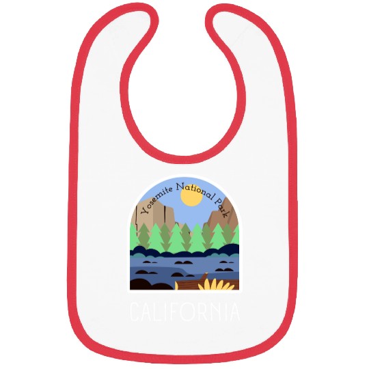 Retro Yosemite National Park California Bibs