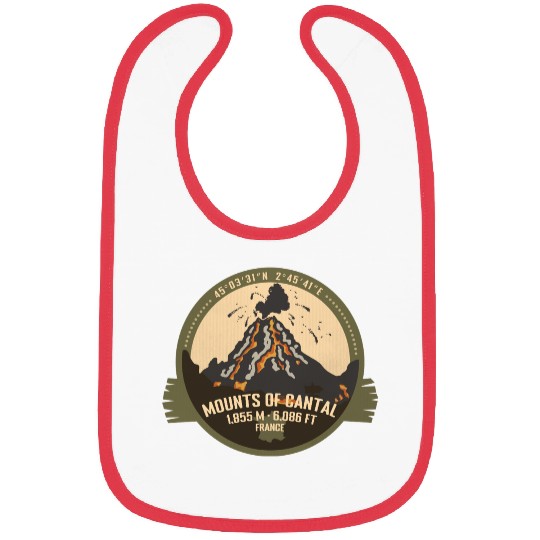 Mounts of Cantal Volcano France Hiking Camping Bibs