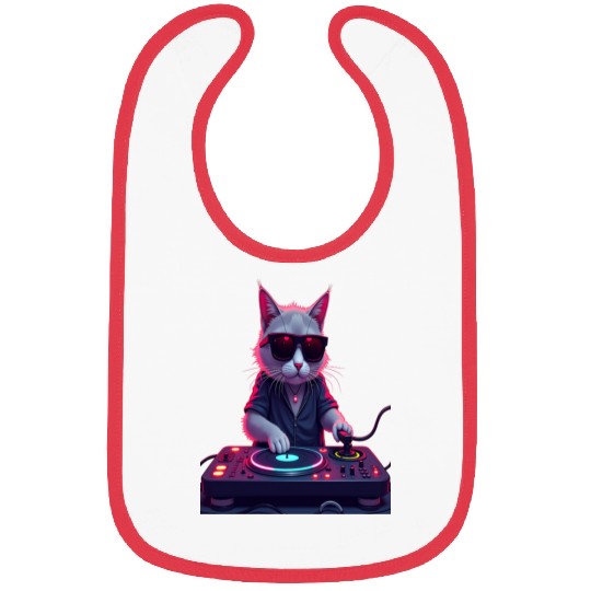 Cosmic Cat DJ Bibs