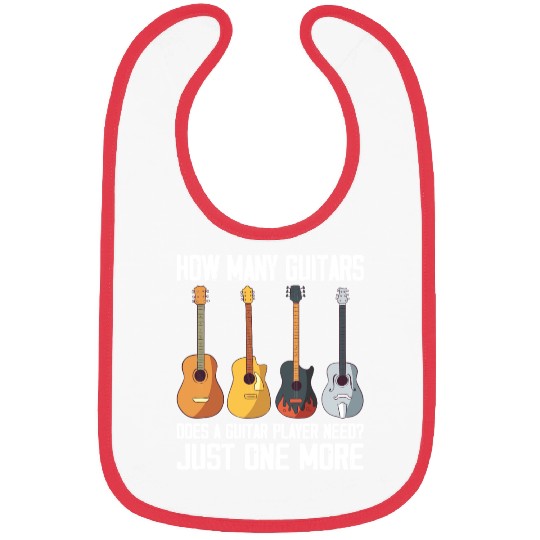 How many guitares for guitarist guitar player Bibs