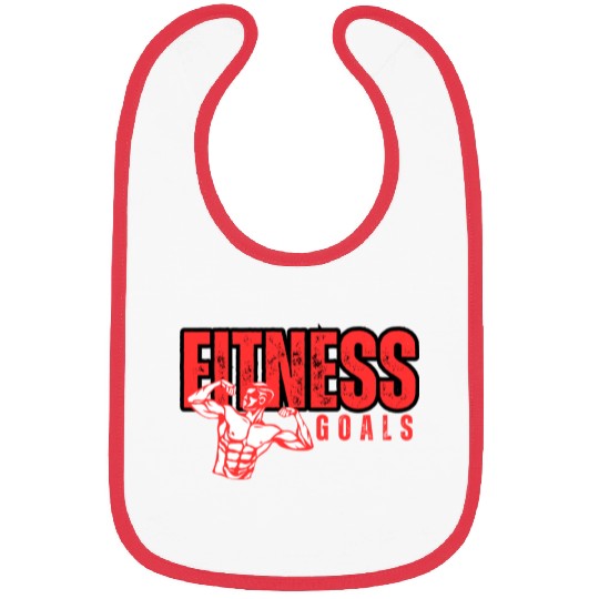 "Fitness Goals Bibs – Motivational Gym Workout