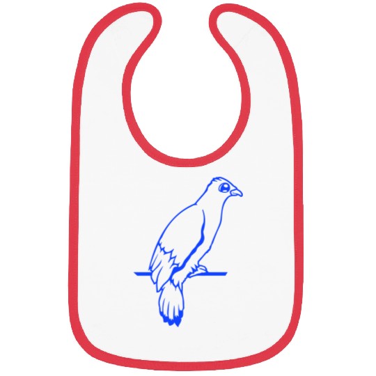 Bird raven dove sitting cable hawk eagle birdie Bibs