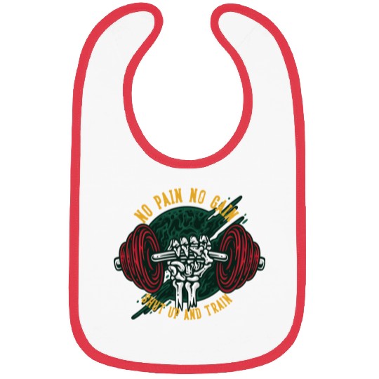 1RSN - No pain no gain Bibs