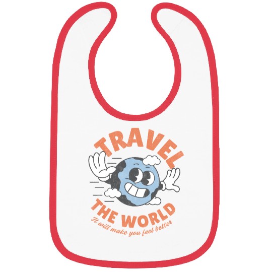 Travel The World Bibs