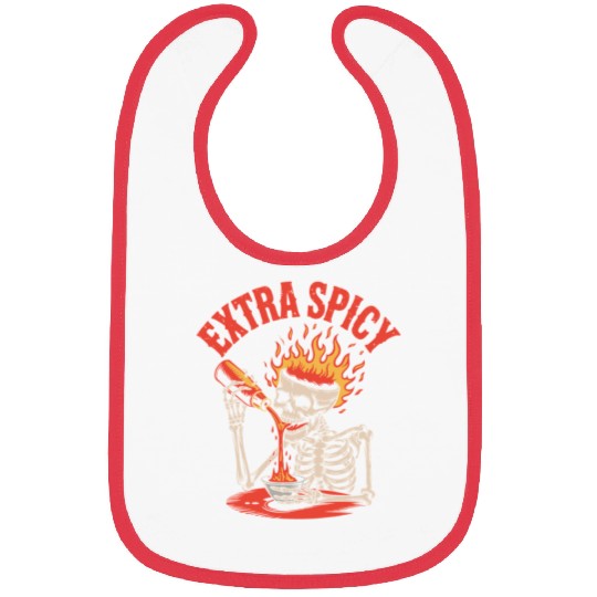 Red Pepper Chili Spicy Food Lover Bibs