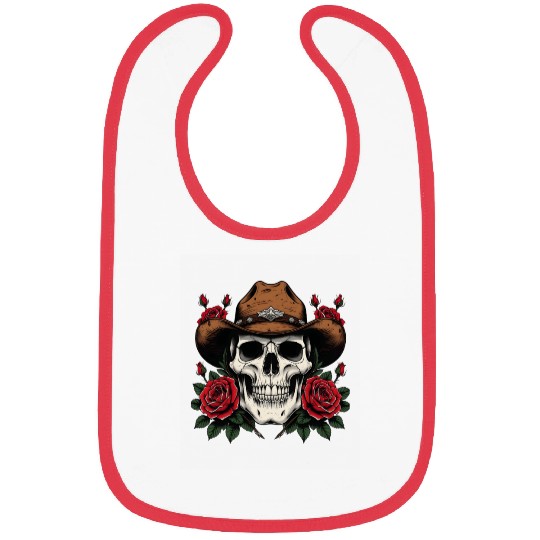 Cowgirl Spirit: Skull & Roses Bibs