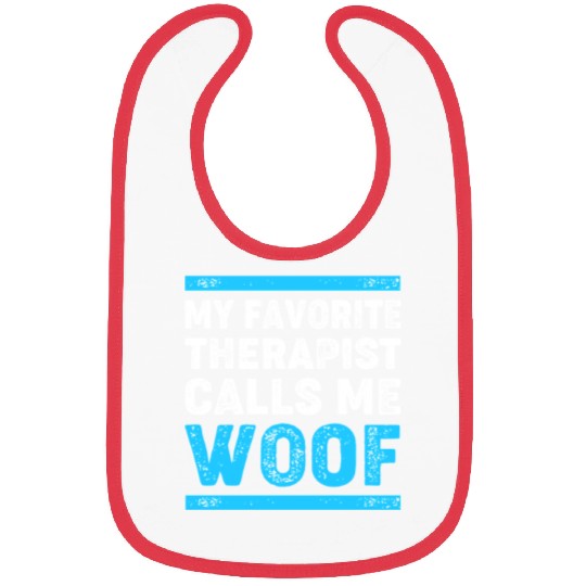 Therapy Dog Lover Psychology Bibs