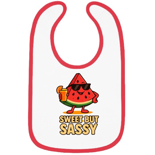 FUNNY WATERMELON Bibs