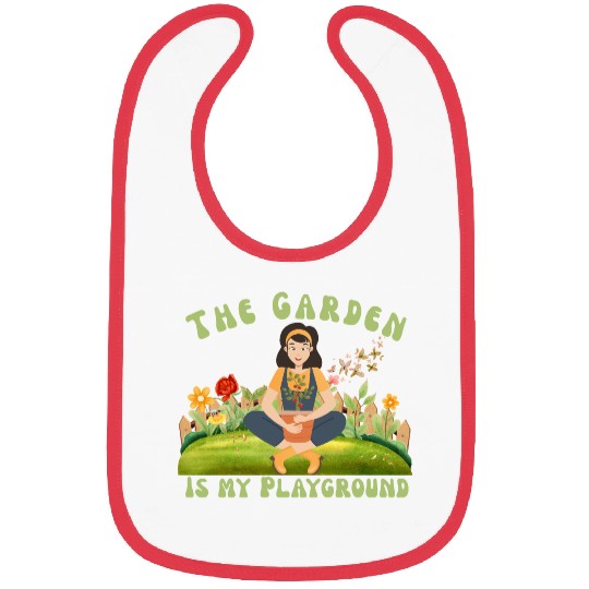 The Garden is My Playground Bibs