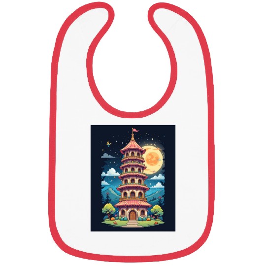 Twilight Temple Glow Bibs