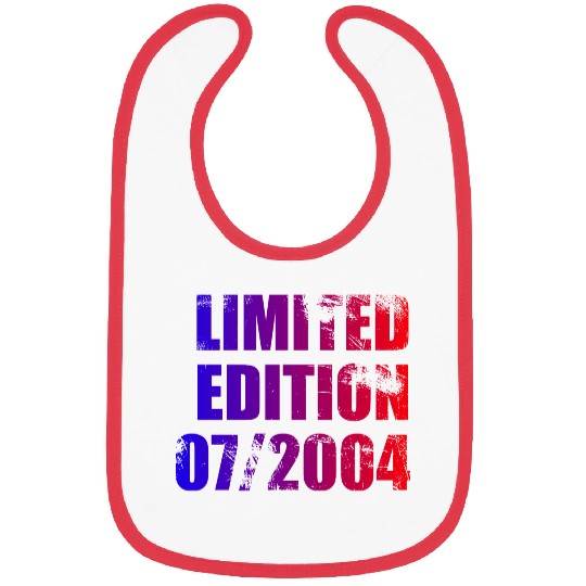 21st birthday Limited Edition 07/2004 Bibs