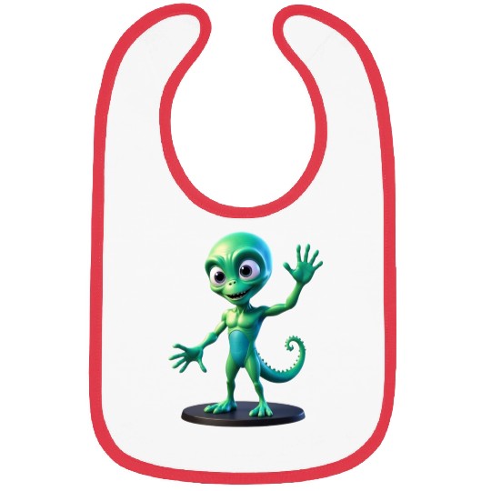 green alien Bibs