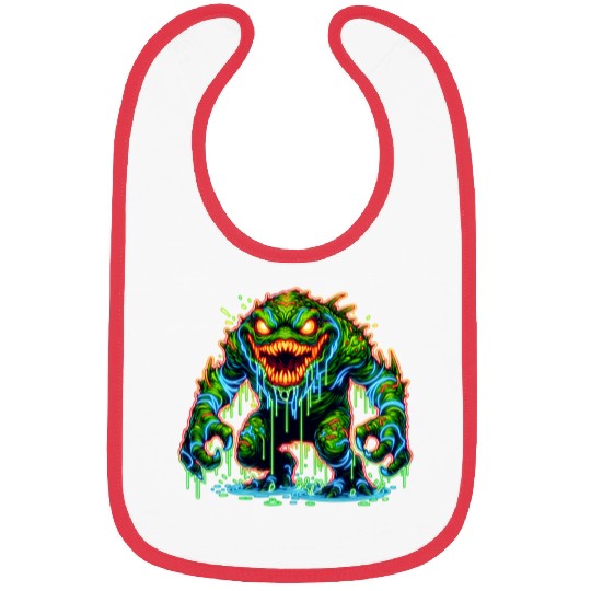 Neon Swamp Beast – Toxic Terror Bibs