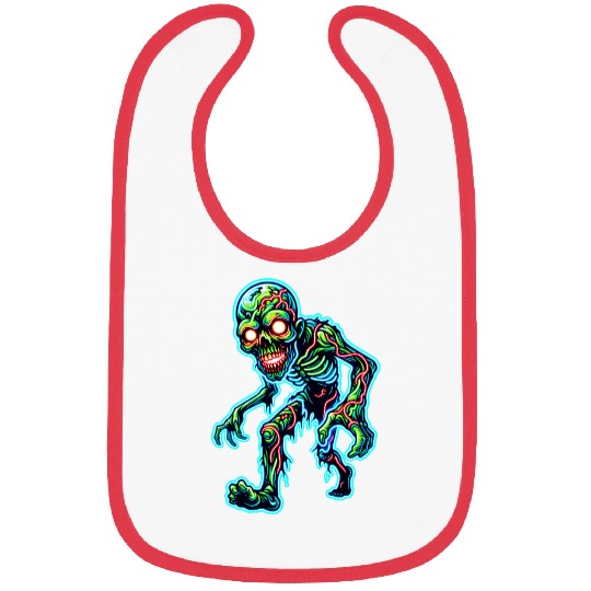 Glowing Zombie Crawler – Toxic Neon Horror Bibs