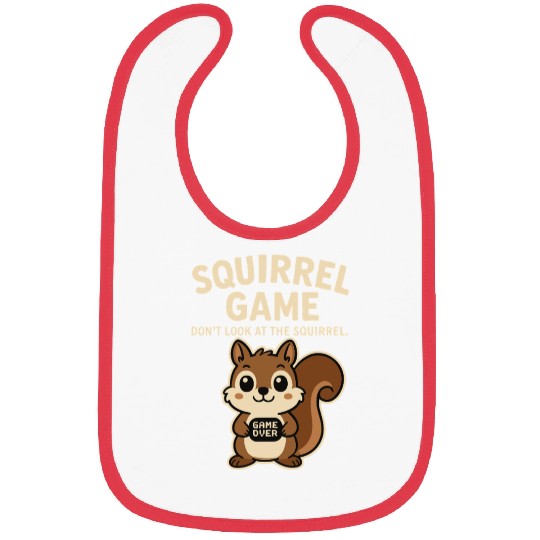 Funny Squirrel Game Meme Bibs