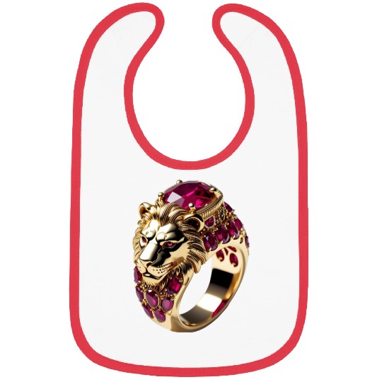 Regal Lion Ruby Ring – Royal Gold Jewelry Design Bibs
