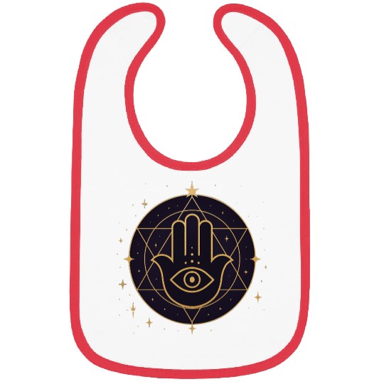 Modern Mystical Symbol Bibs